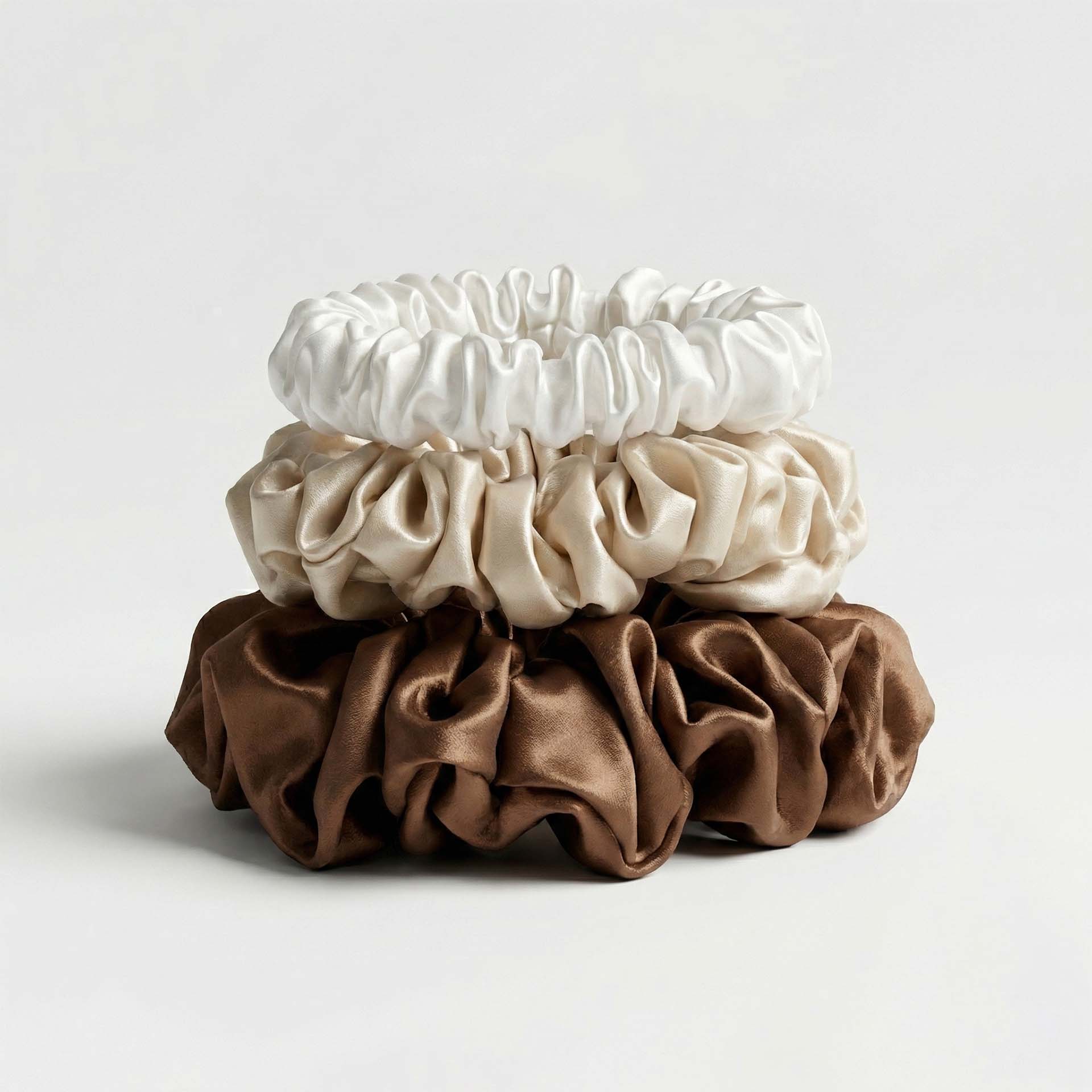 Scrunchies - Elastici per capelli in Seta