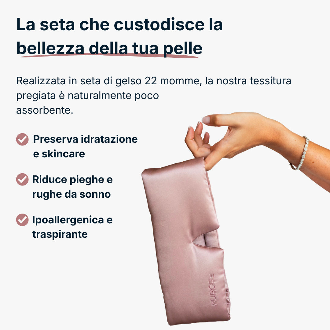 Deep Sleep Mask - Mascherina per dormire in Seta di Gelso