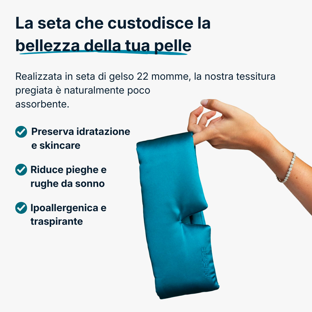 Deep Sleep Mask - Mascherina per dormire in Seta di Gelso